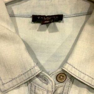 Talbots size MP faded jean colored shirt. Great sleeves, really soft!